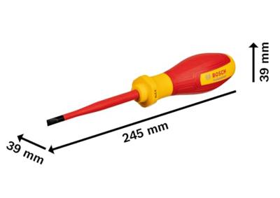 Bosch Professional 1600A02NC3 VDE Platte schroevendraaier