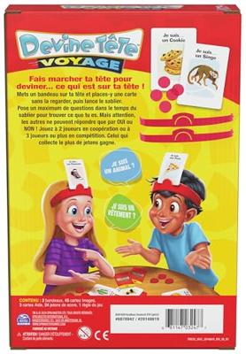 Raad het Hoofd Reizen - Familiebordspel - vanaf 6 jaar