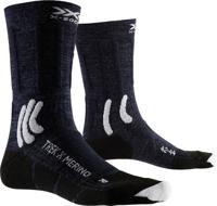 X-Socks wandelsokken Trek X wol/nylon zwart/wit - thumbnail