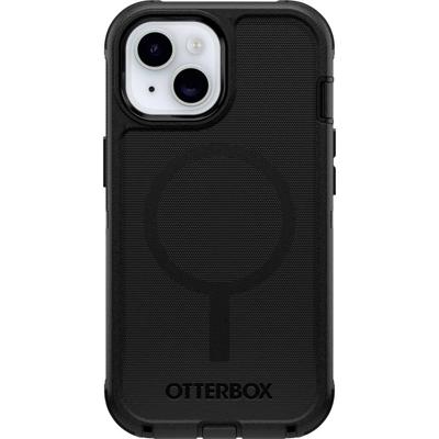 Otterbox Defender Backcover Apple iPhone 16e, iPhone 15, iPhone 14, iPhone 13 Zwart MagSafe compatible