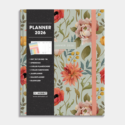 A5+ Planner 2026 Vintage Roos