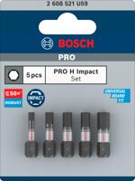 Bosch Accessoires pro h impact bits | h3 | h4 | h5 (x2) | h6 | 25 mm | 5 stuks - 2608521u59 - thumbnail
