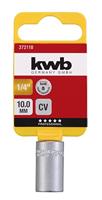 kwb 372110 Dopsleutelinzetstuk 10 mm 1/4 - thumbnail