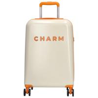 Charm london capetown handbagage koffer 20 inch-Beige multi - thumbnail