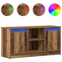 TV-kast Bruin 100 x 34 x 50 cm Bewerkt hout - thumbnail