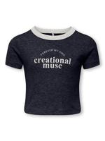 Kids ONLY winter top meisjes - blauw - KogVasity - tight fit, korte mouw - thumbnail