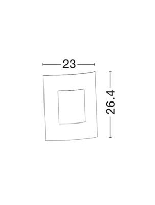 Lyora WandlampZenith design grijs - 713514