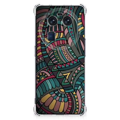 OPPO Find X6 Doorzichtige Silicone Hoesje Aztec OPPO Find X6 Doorzichtige Silicone Hoesje Aztec