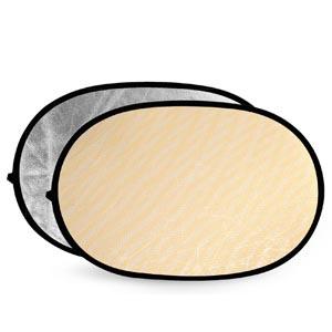 Godox Soft Gold & Silver Reflector Disc - 60x90cm
