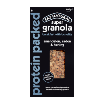 Eat Natural Granola super proteine 400 Gram Eat Natural Granola super proteine 400 Gram