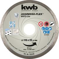 KWB Aggresso-Flex White-Line Diamant Doorslijpschijf 115mm - thumbnail
