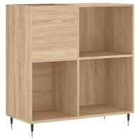 Platenkast 84,5x38x89 cm bewerkt hout sonoma eikenkleurig - thumbnail