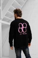 24 Uomo Symbol Longsleeve Shirt Heren Zwart/Roze - Maat M - Kleur: Zwart | Soccerfanshop - thumbnail