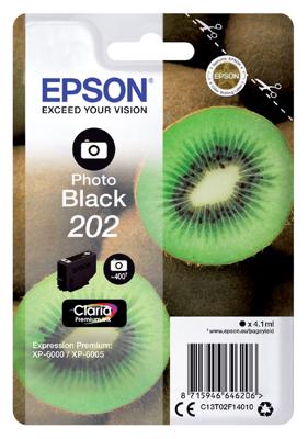 Epson Singlepack Photo Black 202 Kiwi Epson Singlepack Photo Black 202 Kiwi