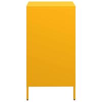 Dressoir 35x39x73,5 cm koudgewalst staal mosterdgeel - thumbnail