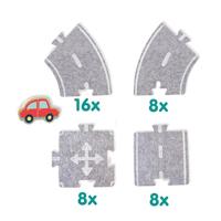 SES vilten wegencircuit 40 stuks met auto - thumbnail