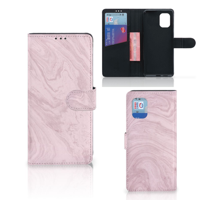 Xiaomi Mi 10 Lite Bookcase Marble Pink - Origineel Cadeau Vriendin - thumbnail
