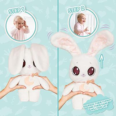 Spectron Peekapets bunny pluchen knuffel - wit
