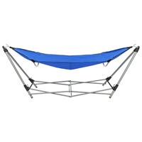 Hangmat met inklapbare standaard blauw - thumbnail