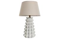 Bureaulamp Home ESPRIT Wit Porselein 50 W 220 V 40 x 40 x 65 cm - thumbnail