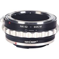 K&F Lens Adapter Nikon F (G-type) - Canon EOS M (EF-M) - thumbnail