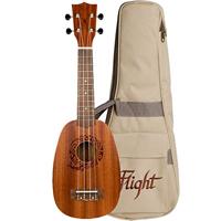Flight Natural Series NUP310 Pineapple sopraan ukelele met gigbag - thumbnail