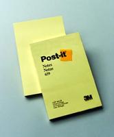 Post-it Notes, ft 102 x 152 mm, geel, blok van 100 vel - thumbnail