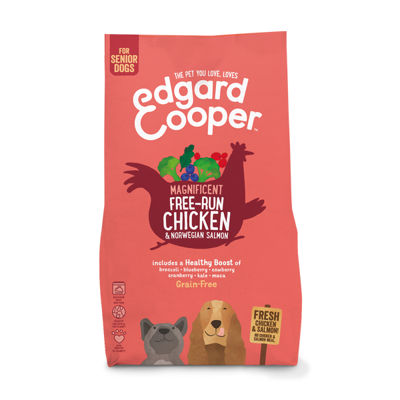 Edgard & Cooper Hond Senior Kip & Zalm 700gr