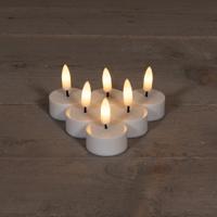 B.O.T. 6 Pcs Led Tealight 3D Wick With Timeroff Cr2032 Anna's Collection - Annas collection - thumbnail