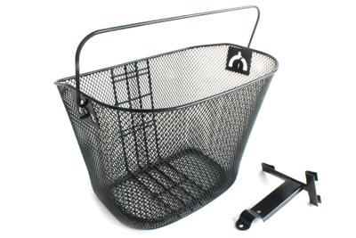 Zwarte Mandje met handvat (Stuurpennen) Zwarte Mandje met handvat (Stuurpennen)