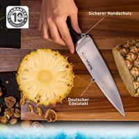 Keukenmes Tefal K23203 Zwart 7" Roestvrij staal Plastic 15 cm - thumbnail