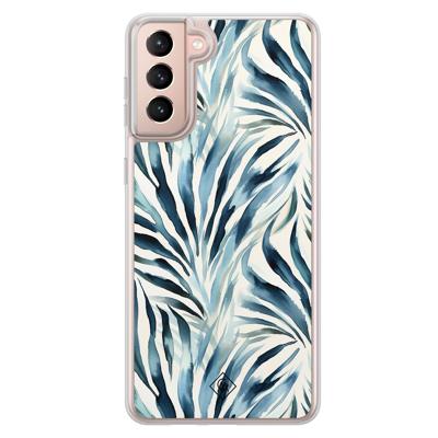 Samsung Galaxy S21 Plus hybride hoesje - Japandi waves
