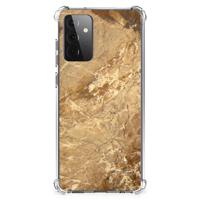 Samsung Galaxy A72 4G/5G Anti-Shock Hoesje Marmer Creme - thumbnail