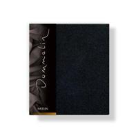 Dommelin Dommelin Kussensloop Uni Satijn 300TC 533 Zwart 50x70 - thumbnail