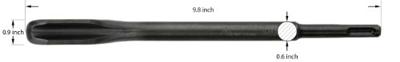 Rennsteig Werkzeuge 212 25003 212 25003 Guts 22 mm Gezamenlijke lengte 250 mm SDS-Plus 1 stuk(s)