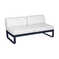 Fermob Bellevie 2-zitsmodule loungebank Deep Blue - Off-White - thumbnail