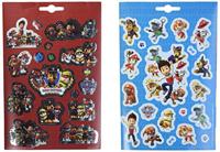 Totum paw patrol stickervel, 4st. - thumbnail