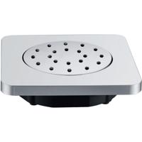 Wiesbaden Verstelbare Inbouw Zijdouche 135x135mm - Chroom - thumbnail