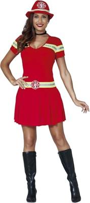 Sexy brandweer kostuum vrouw