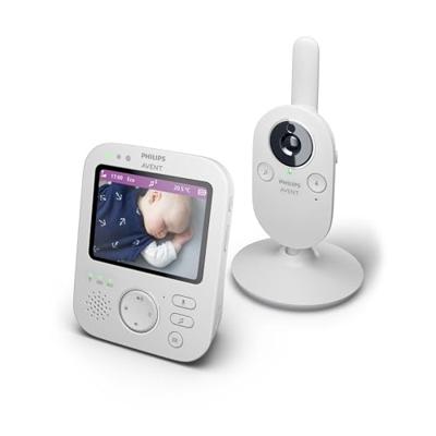 Digitale DECT-video-babyfoon van Philips AVENT SCD892/26 wit