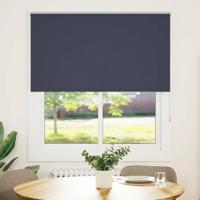 VidaXL Rolgordijn verduisterend 130x175 cm stofbreedte 126,6 cm blauw - thumbnail