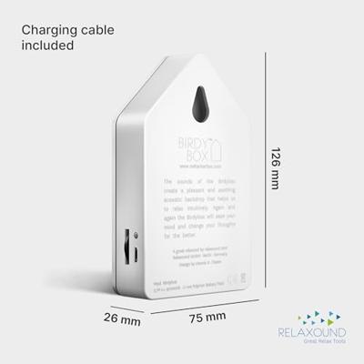 RELAXSOUND - Birdybox - Vogels Toffee Terrazzo oplaadbaar