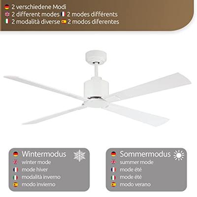 Beacon Witte plafondventilatorAirfusion Climate I Ø 132cm - 210521