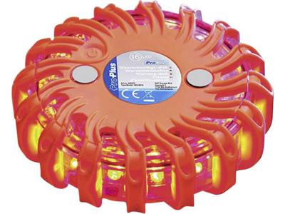 ProPlus waarschuwingsschijf 16 led's oranje 540322