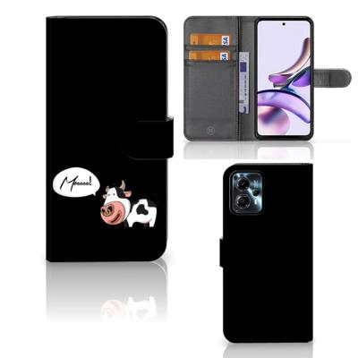 Motorola Moto G13 | G23 Leuk Hoesje Cow Motorola Moto G13 | G23 Leuk Hoesje Cow