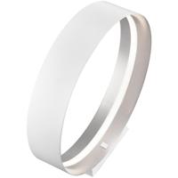 LED Tafellamp - Musterring Loop - 1 Lichtpunt van 15 Watt - Dimbaar - Aanpasbare Lichtkleur - Geheugenfunctie - Nachtlamp - Afstandsbediening - Mat Wit - Metaal - thumbnail