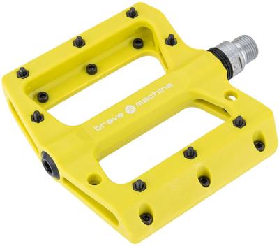 BRAVE platformpedaal "dirt 2" platf.pedal dirt2 limegreen