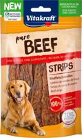 VITAKRAFT Pure Beef Strips - traktatie voor hond - 80 g - thumbnail