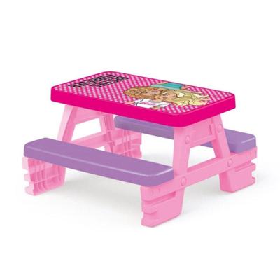Dolu barbie picknicktafel 79x69x42 cm roze/paars