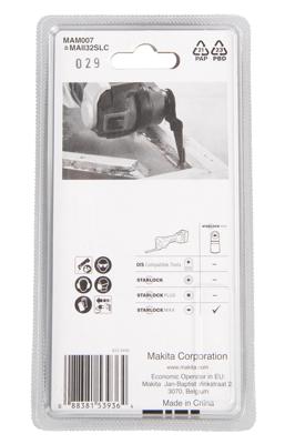 Makita Accessoires MAM007 Kit mes 32x70mm - B-66466 - B-66466 Makita Accessoires MAM007 Kit mes 32x70mm - B-66466 - B-66466